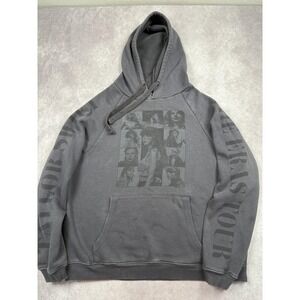 Taylor Swift The Eras‎ Tour Hoodie Adult Medium Gray Graphic Pullover Sweatshirt